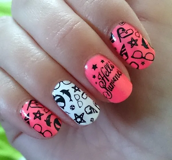 1 Unid Verano Playa Mar Imagen Bp L017 Clavo Que Estampa Las Placas De Unas Plantilla Del Sello 12 5x6 5 Cm Art Rag Art Cylinderart Mold Aliexpress