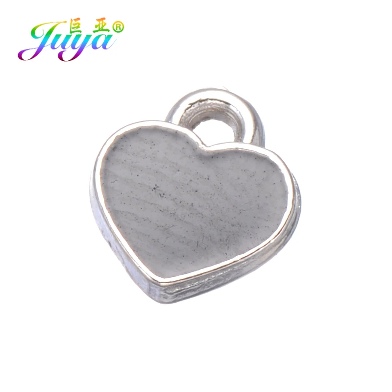 Juya DIY Small Enamel Charms Wholesale HandiCraft Evil Eye Love Heart Star Resin Charms For Women Kids Fashion Bijoux Making - Окраска металла: 50 Pieces As Photo