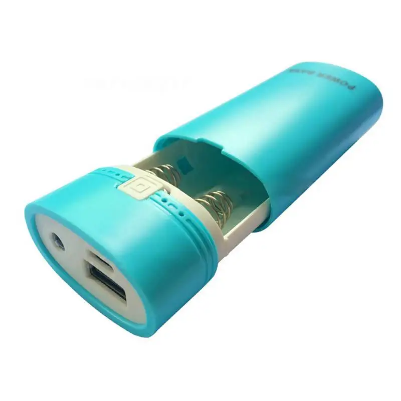 2x18650 мини USB порт зарядное устройство держатель банк питания коробка корпус Чехол