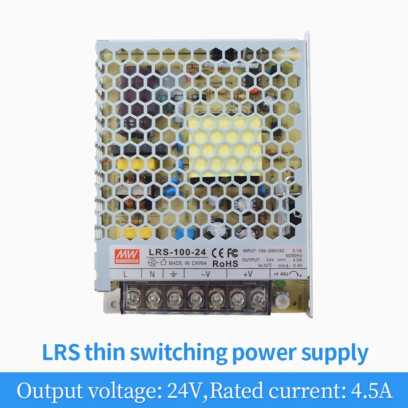 AC/DC Switching Power Supply 100W 24V 4.5A Transformer Regulator Motor Switch LRS-100-24
