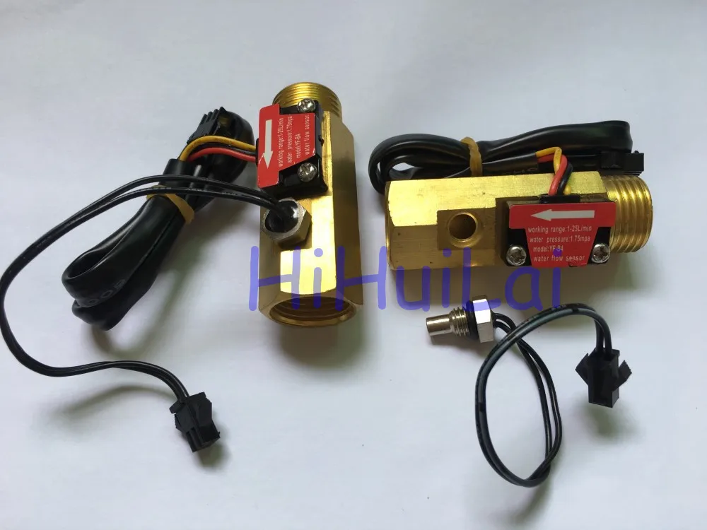 YF-B4 temperature sensor Hall effector flow sensor meter (1)
