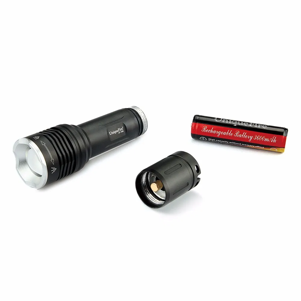 UniqueFire 1506 Tactical Flashlight 1200 LM CREE XML T6 LED Flashlight  Water Resistant Handheld or Torch with Adjustable Focus12