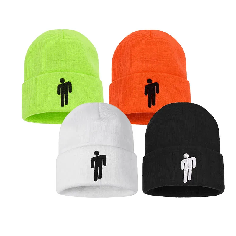 

CANCHANGE Casual Cotton Beanies for Men Women Knitted Winter Hat Solid Color Warm Cap Skullies Bonnet Unisex Cap