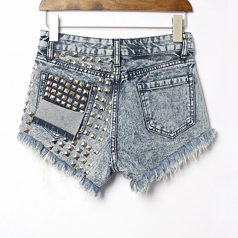 Pantaloncini Jeans Donna Corti E Sexy | Cotone Elastan | Taglie XS-XXL - Strappati - Foto 2