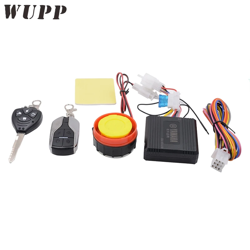 

WUPP Universal Motorcycle 12V Scooter Alarme Moto Theft Anti-Lost Alarm Security System With A Key 4 Button Remote Control