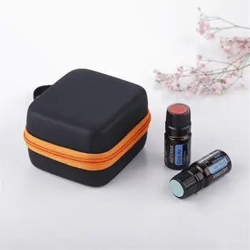 

7 Compartments 5ML Essential Oil Storage Bag Women Perfume Oil Bottle Display Case Portable Travel Nail Polish Organizer New
