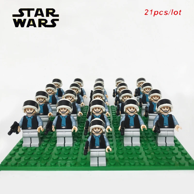 

NEW Star Wars Fleet Rebel Trooper SW995 SW259 Compatible legoe 75237 Tie Fighter Attack block kids minifig toys 21pcs/lot