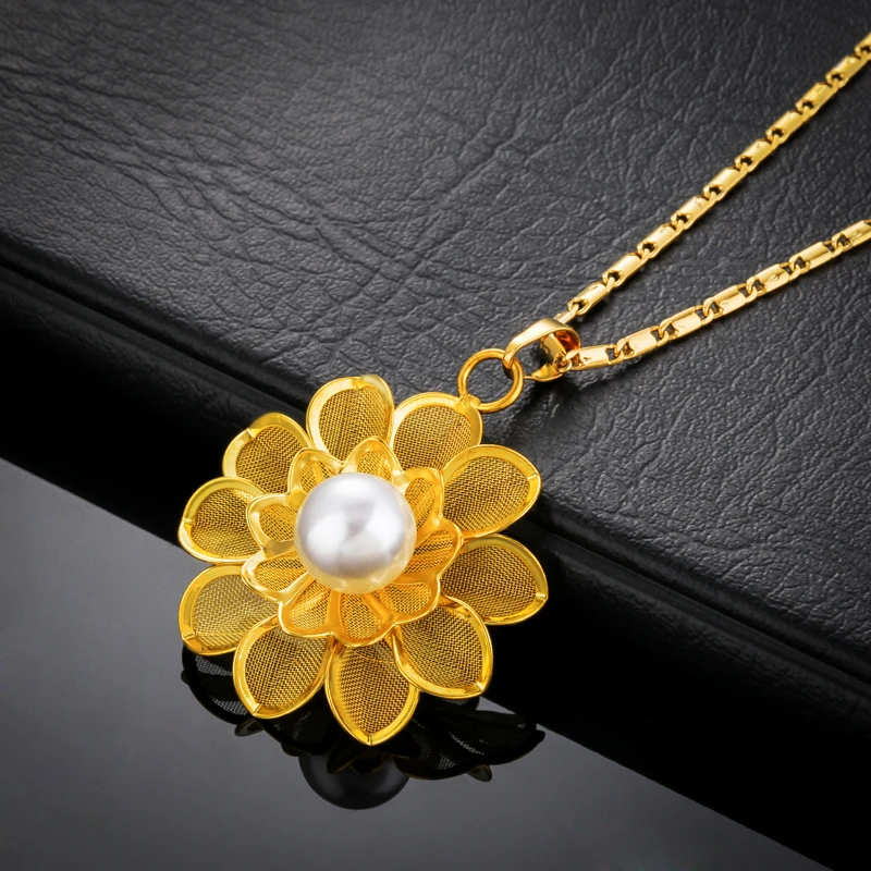 Buy The new Ms. jewelry, gold plated rose pendant, Ms