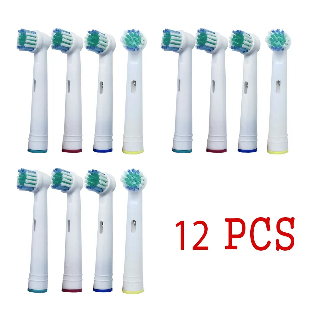 12 шт. сменные насадки для электрической зубной щетки Braun Oral B|electric toothbrush brush|toothbrush