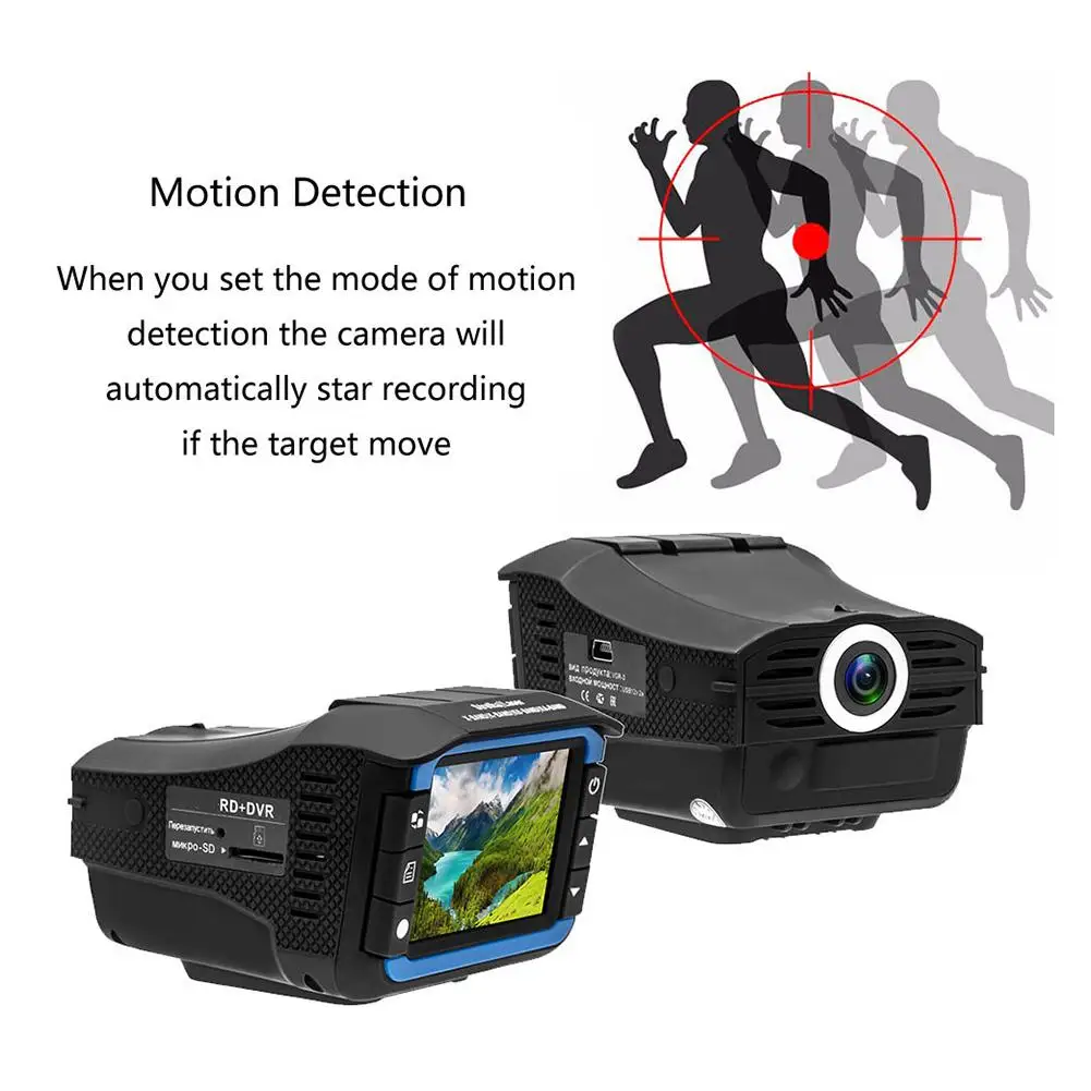  2 In 1 Anti Laser Auto Radar Detektor Dash Cam Auto DVR Kamera Recorder 140 Grad Dashcam HD 720 P e