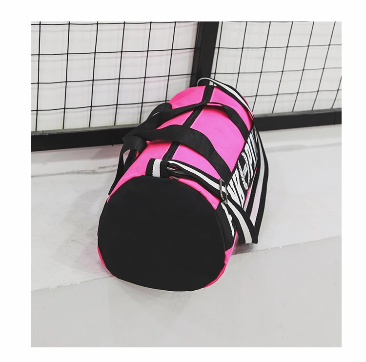 Женская Черная Дорожная сумка VS розовый цвет пайетки сумки на плечо женская сумка для женщин выходные переносная нейлоновая сумка-тоут
