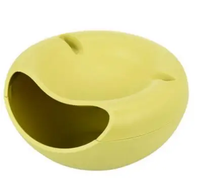 Настольный держатель телефона небольшой инструмент оригинальность закуски для досуга фрукты/семена дыни тарелка сушилка для посуды - Цвет: green