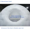 Free shipping 4.6m dia 2.3mH small inflatable igloo tent inflatable party tent inflatable room small inflatable dome tent 4