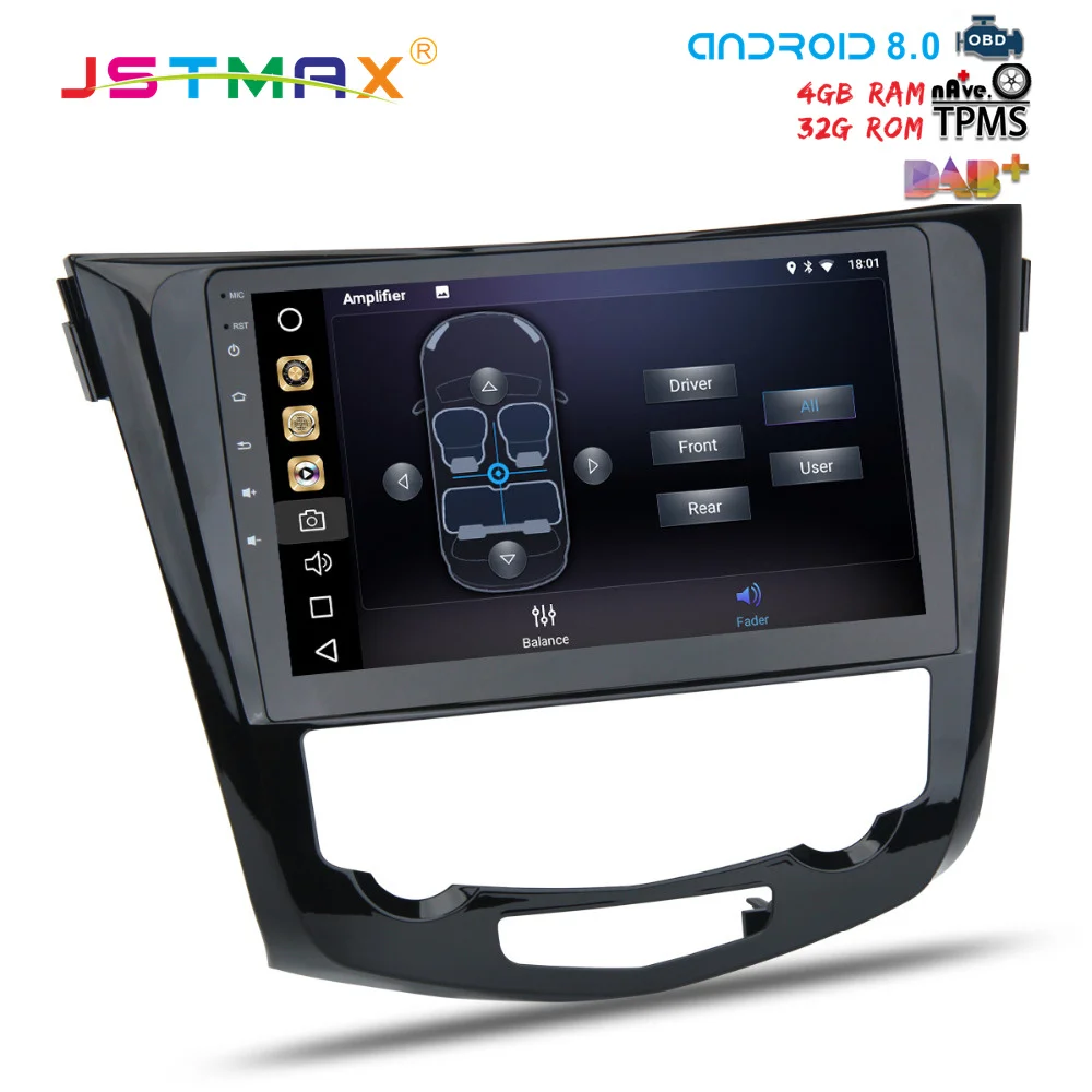 Perfect JSTMAX 10.2" Android 8.0 Car GPS Radio Player for Nissan X-Trail /Qashqai 2014 2015 2016 2017 4GB+32GB Stereo Multimedia DAB+ 1 Perfect JSTMAX 10.2" Android 8.0 Car GPS Radio Player for Nissan X-Trail /Qashqai 2014 2015 2016 2017 4GB+32GB Stereo Multimedia DAB+ 1