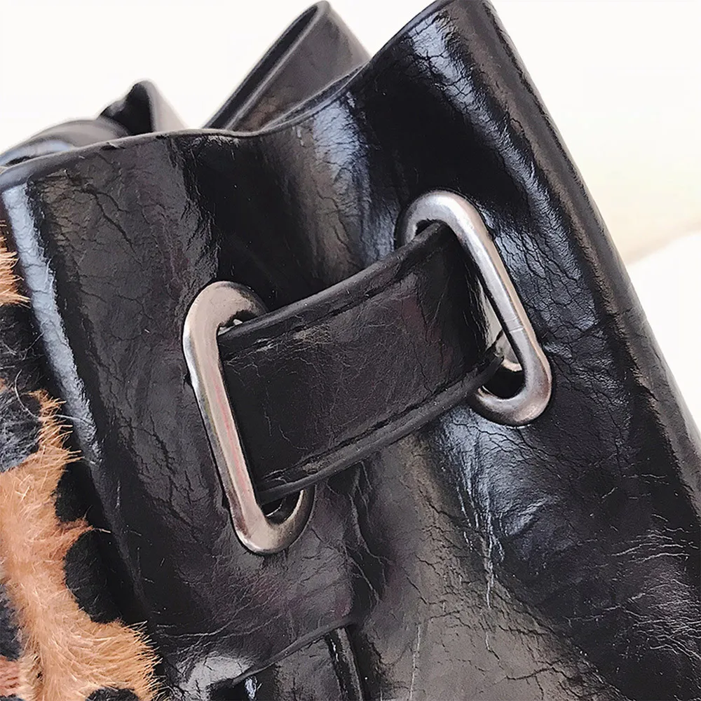 Женские сумки, плюшевая сумка на плечо с леопардовым принтом, высокое качество, повседневная сумка-мессенджер через плечо, сумка-мешок, Bolsos