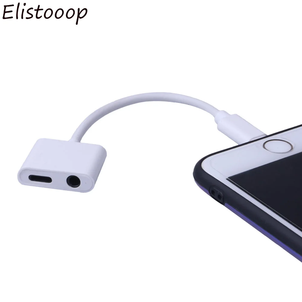 3.5mm Headphone Jack AUX Charger Connector Converter For iPhone7 For