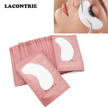 Накладки под глаза, 50 пар в наборе, накладки для ресниц, без ворса, накладки для ресниц, для наращивания ресниц, натуральный гидрогель