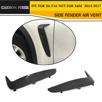 

Carbon Fiber Auto Racing Side Fender Vents Trim Car Styling For BMW F16 X6 2015-2017