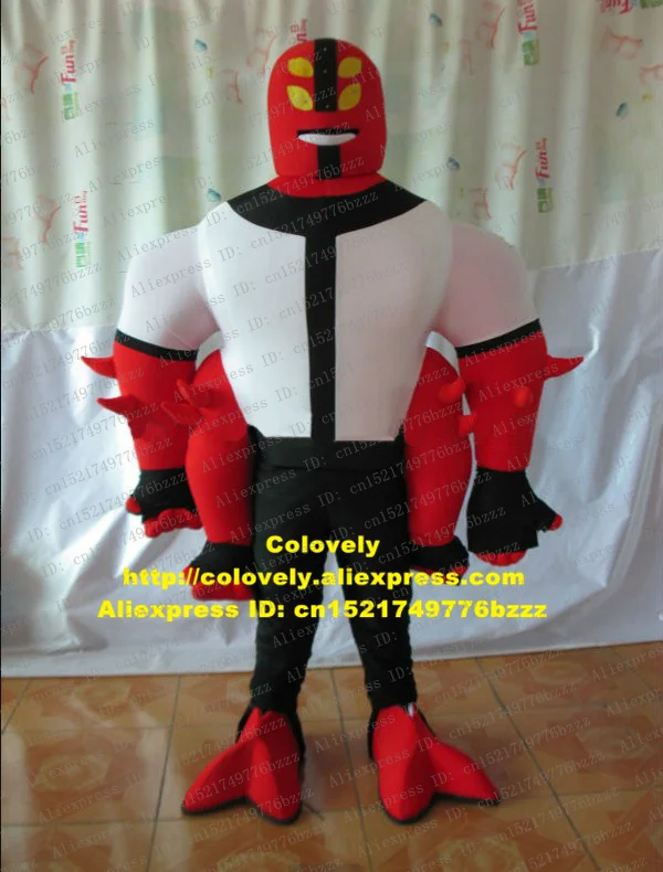 Surprised Red Four Arms Saucer Man Alien Extraterrestrial Ben 10 Mascot
