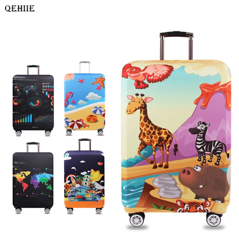 QEHIIE Luggage Suitcase Elastic Protection Cover,Trolley Case Dust cover,For 18-32 Inch Trunk Case Covers,2018Travel Accessories