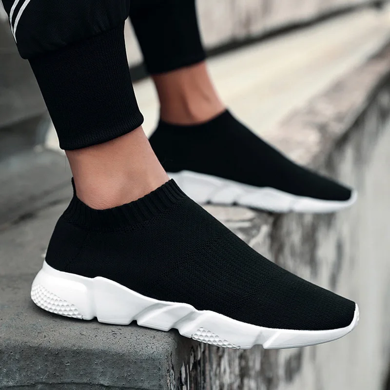 

HEFLASHOR 2019 New Casual Men Sneakers Platform Shoes Breathable Mesh Male Flats Cheap Quality Walking Chunky Vulcanized Shoes