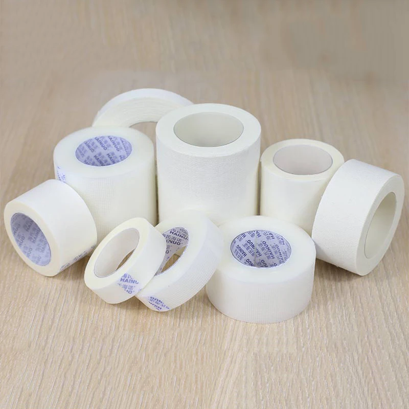 2Rolls/Lot Medical Tape Breathable PE/Cotton/Nonwoven Hypo allergenic