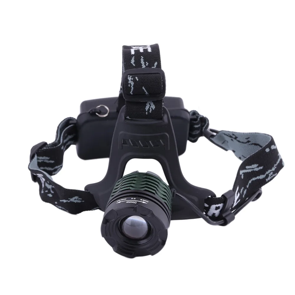 

Practical T6 Led Headlamp Headlight Flashlight + 2X18650 Battery + Charger Waterproof Great For Outdoor Activities