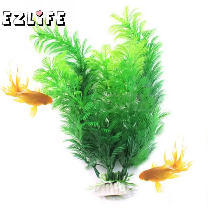 Пластиковый аквариум подводная трава украшение для аквариума зеленые