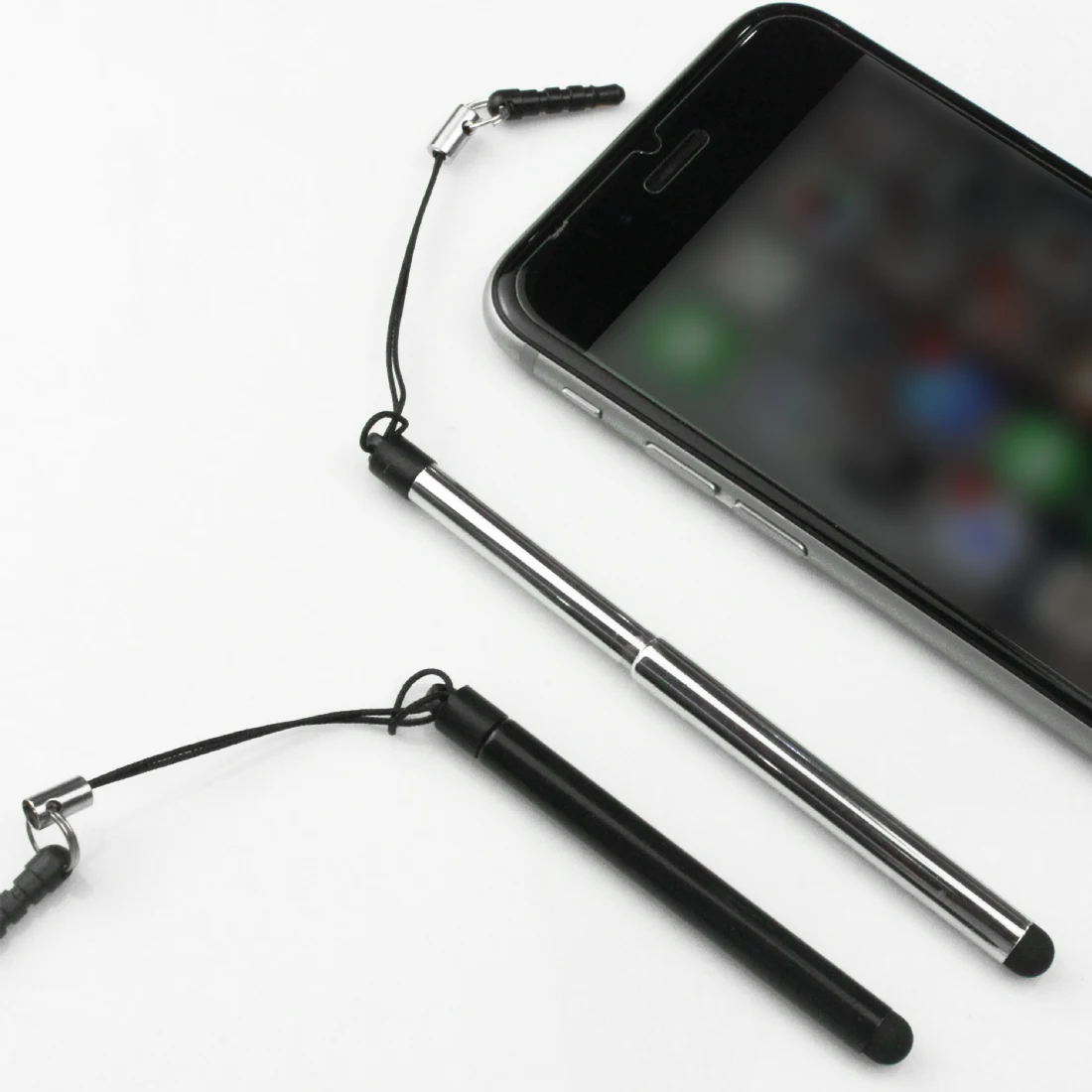 

Universal Thin Rod Retractable Touch Screen Pen High Quality Capacitor Pen for Mobile Phone Tablet
