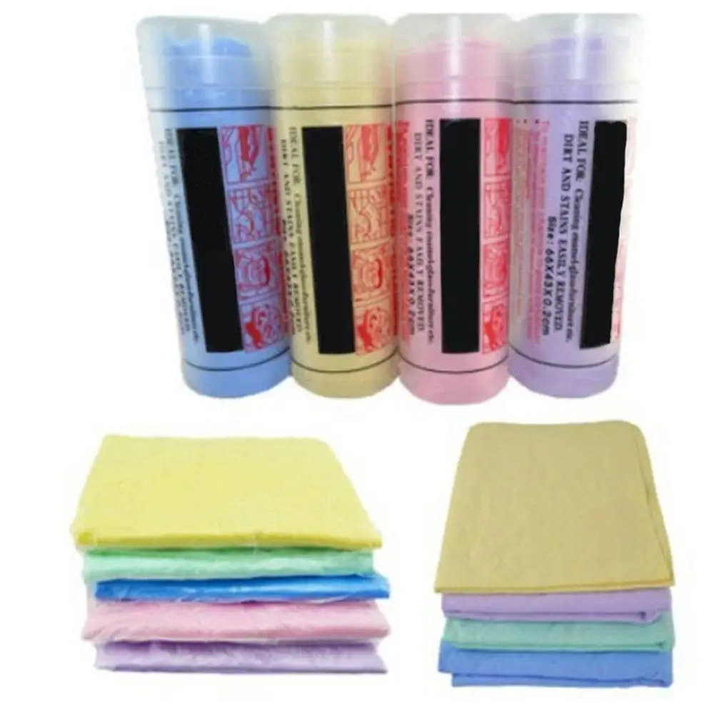 

Vehemo Magic Chamois 43*33cm Auto Cleaning Towel Cham Car Cleaning Towel Cleaning Towel Portable Durable Auto 43*33cm