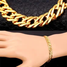 Kpop браслеты на цепочке мужские золотые/розовое золото/серебро/черный цвет браслеты трендовый подарок на цепочке мужские ювелирные изделия H905