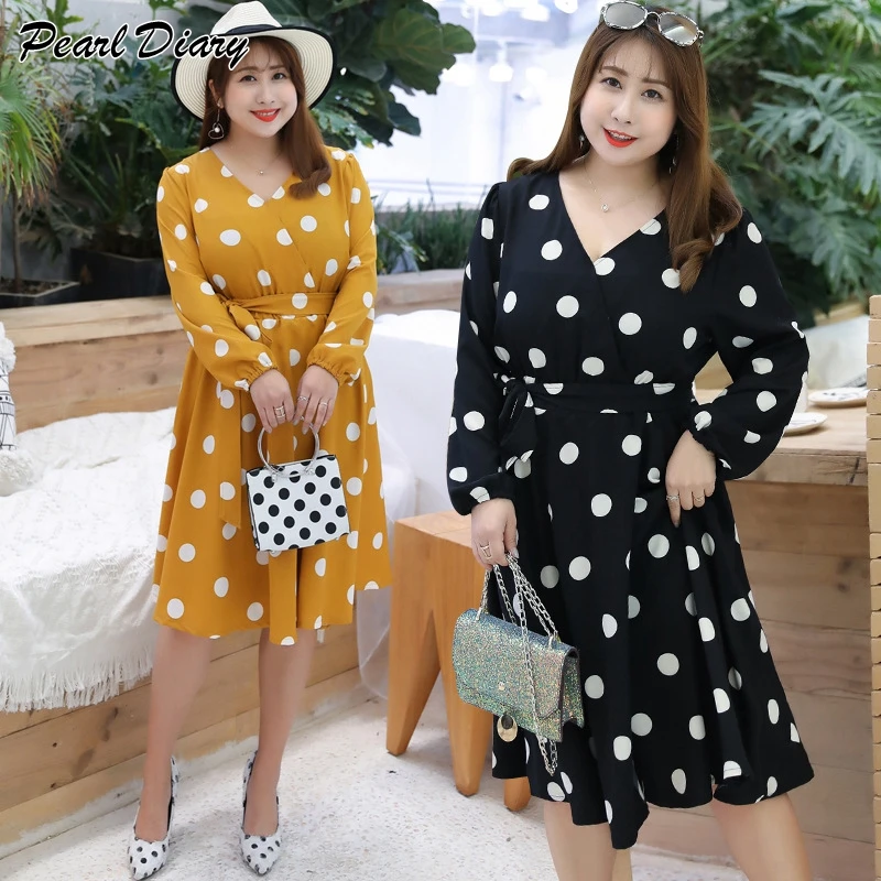 

Plus Size Chiffon Dress Women 2019 New Spring Elegant Women A-line Long Sleeve Dresses Vintage Party Sexy Sundress Beach Vestido