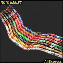 Мотоцикл Мотокросс 1 1/" 28 мм черный руль Жир Бар Ручка трубы для KTM CRF YZF WRF RM KXF пит Байк внедорожных эндуро