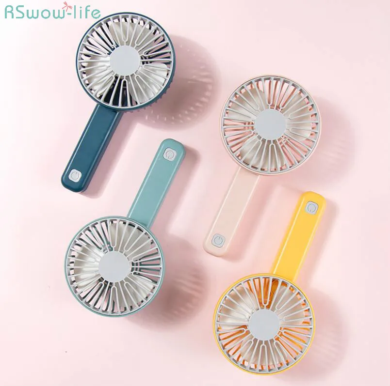 

Mini Hand-Held Charging Small Fan Portable Silent Multi-Speed Fan Folding USB Charging Foldable Hangable Househeld Tool Summer