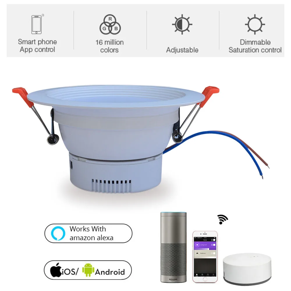 Умный дом Рабочая мощность 9 Вт с основным мостом zigbee/прямым шлюзом умное решение
