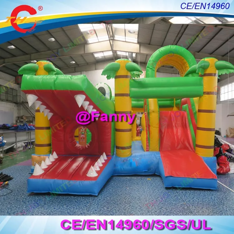 5x5m crocodile Bounce House inflatable Bouncy Castle Inflatable jumping