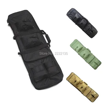 

38" Tactical Military Heavy Duty Rifle Case Portable Carrying Backpack Square Carry Bag Protection Gun Case Hunting Accessories