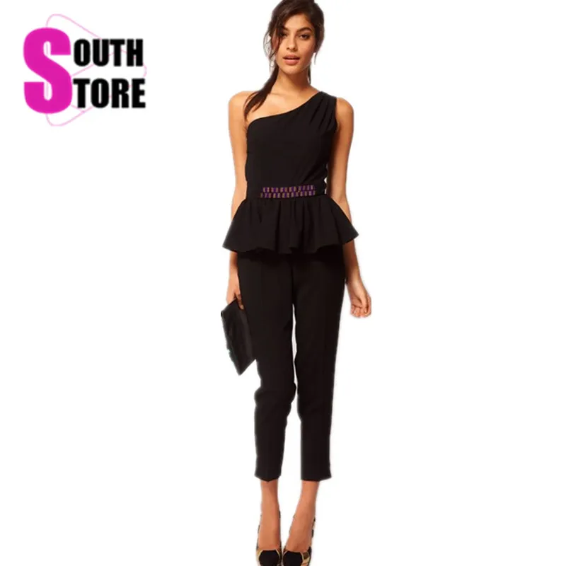 Southstore 2017 New Summer Fashion Single Shoulder Sexy Jumpsuit Women