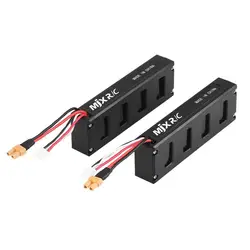 2 шт. Lipo Батарея 7,4 В 1300 мАч 25C с XT30 разъем для MJX B3 li-поли RC Батарея для Радиоуправляемый Дрон