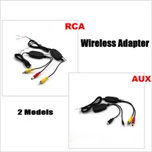 Liislee 2.4G Adaptador Inalámbrico Receptor y Emisor De Reserva Del Revés Del Coche Cámara de Visión trasera/RCA a RCA o Conector de Vídeo AUX