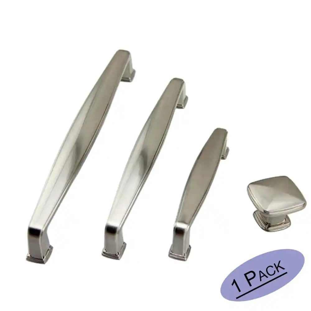 Brushed Nickel Cabinet Handles Kitchen Cabinet Hardware Pulls Arch