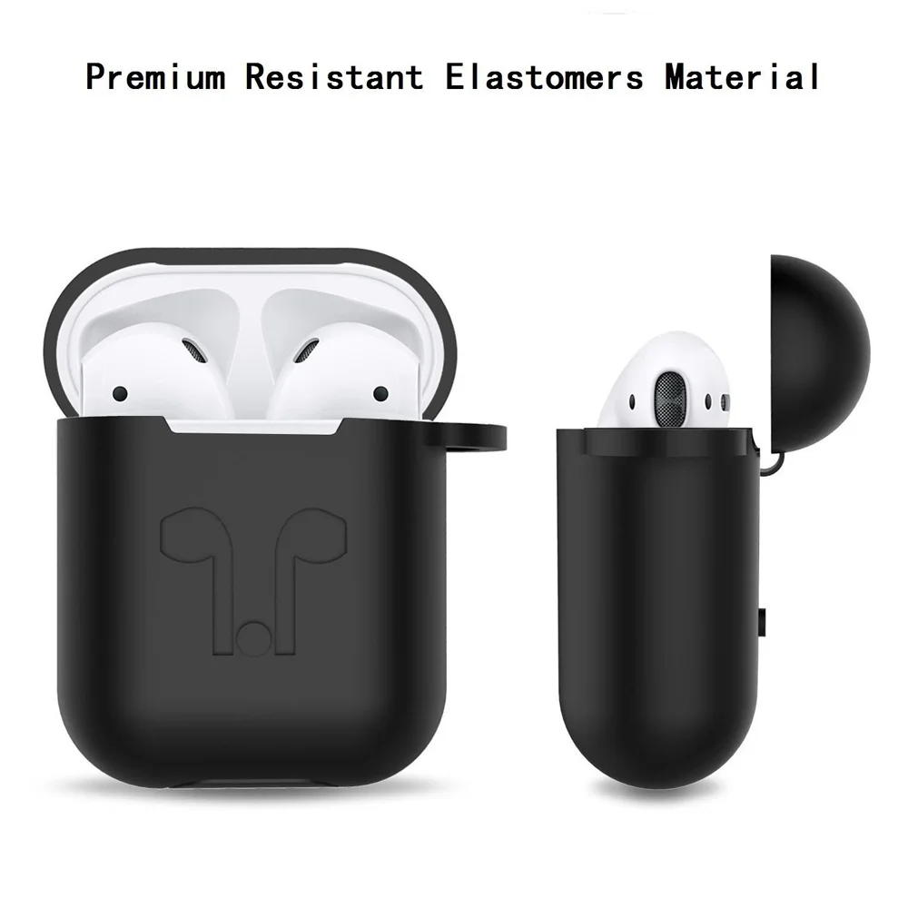 Duszake силиконовый защитный чехол для AirPods зарядный противоударный Earpods с защитой