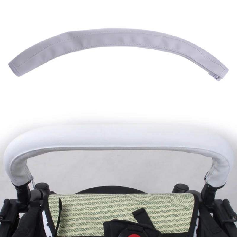 

Baby Pram Stroller Handle Bar Leather Protective Grip Case Armrest Cover Generic