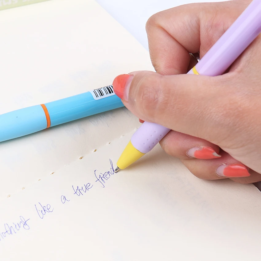 1 шт. случайный Конфеты цветная шариковая ручка 0,5 мм письменная ручка детские подарки для школы и офиса канцелярские принадлежности