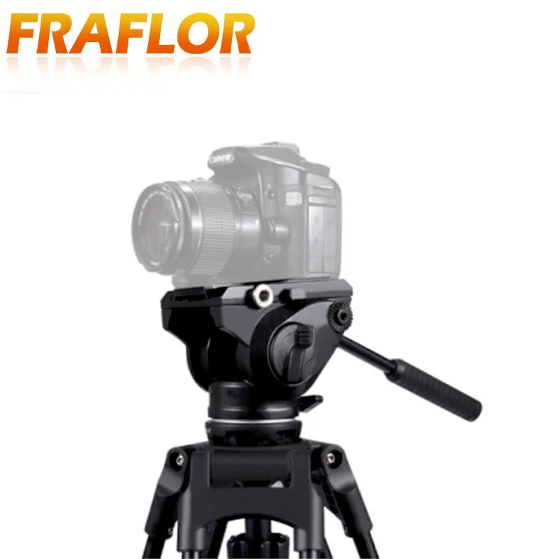 Алюминиевый штатив для камеры PTZ с гидравлическим демпфером SLR головки Manfrotto