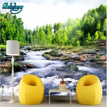 

beibehang Suburbs Landscape Lounge Sofa Background Wall Decorative Painting Custom Wallpaper Mural