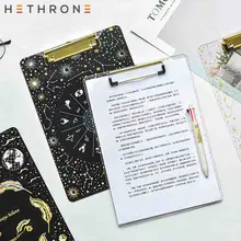 Hethrone plumage записная книжка, держатель для файлов, зажим для файлов, пластиковая доска, поставка ПВХ, металлический зажим, папка для документов, Жесткий Чехол