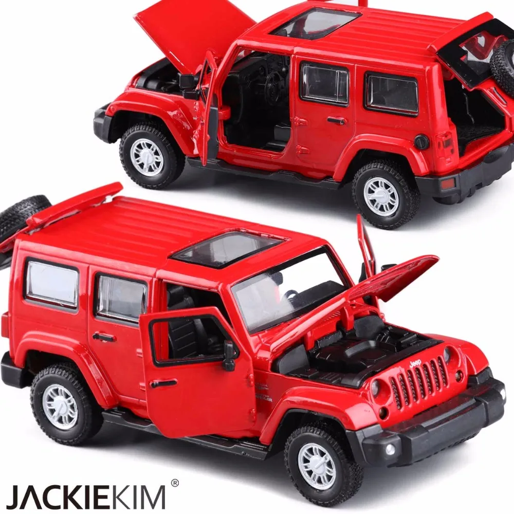 

1:32 Scale Jeep Wrangler Off-road Vehicle Car-styling Simulation Alloy Car Collection Diecast Metal Auto Model For Kids Toys