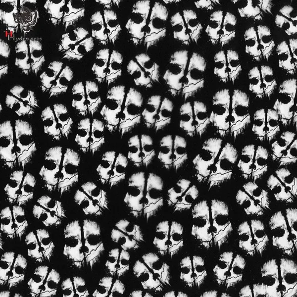 Free Shipping Black Red Colorful SKULL Hydrogarphic Film transfer hydro water printin Aqua print film. 50cm HFD061 | Автомобили и