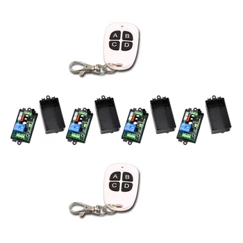 

Smart Home AC110V 220V 1CH RF Wireless Remote Switch Radio ON/OFF 2Transmitter & 4Receiver 315/433mhz
